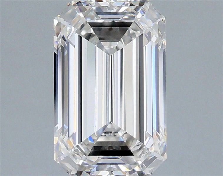 3.03 Carat F-VVS2 Emerald Lab Diamond