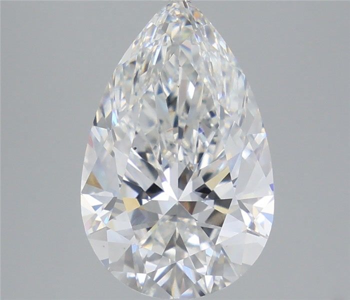 5.25 Carat E-VS2 Pear Lab Diamond