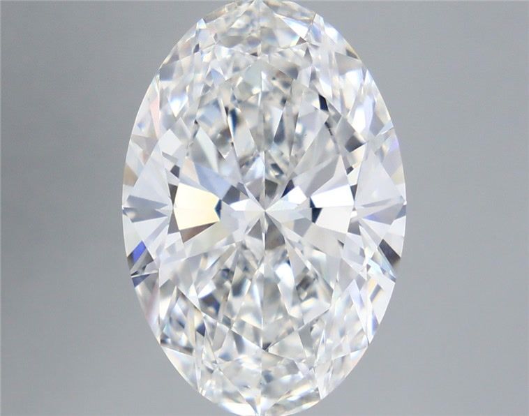 6.92 Carat F-VS1 Oval Lab Diamond