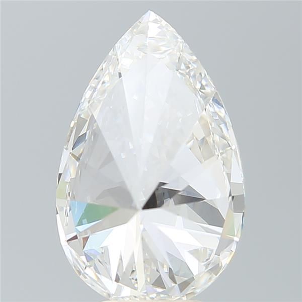 5.65 Carat F-VS1 Pear Lab Diamond