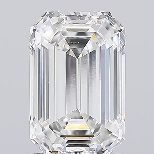 2.05 Carat F-VVS2 Emerald Lab Diamond