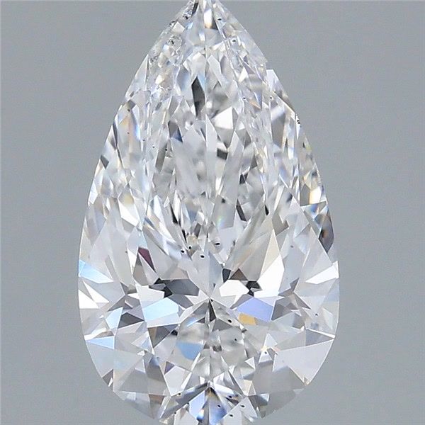2.52 Carat D-SI1 Pear Lab Diamond