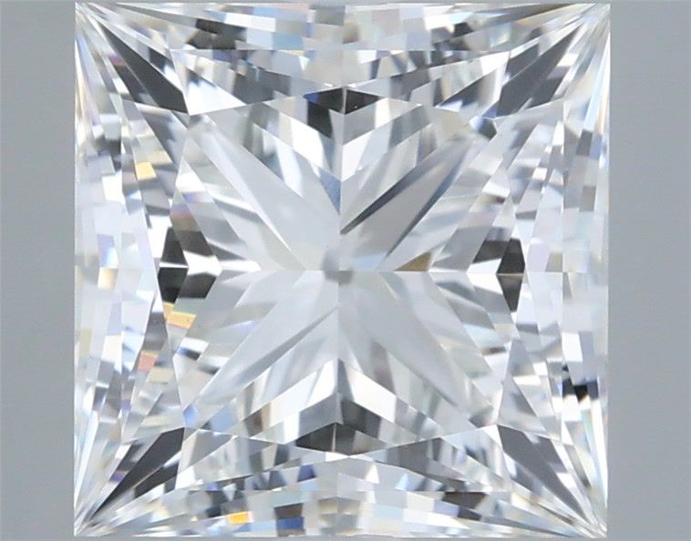 4.56 Carat F-VVS2 Princess Lab Diamond