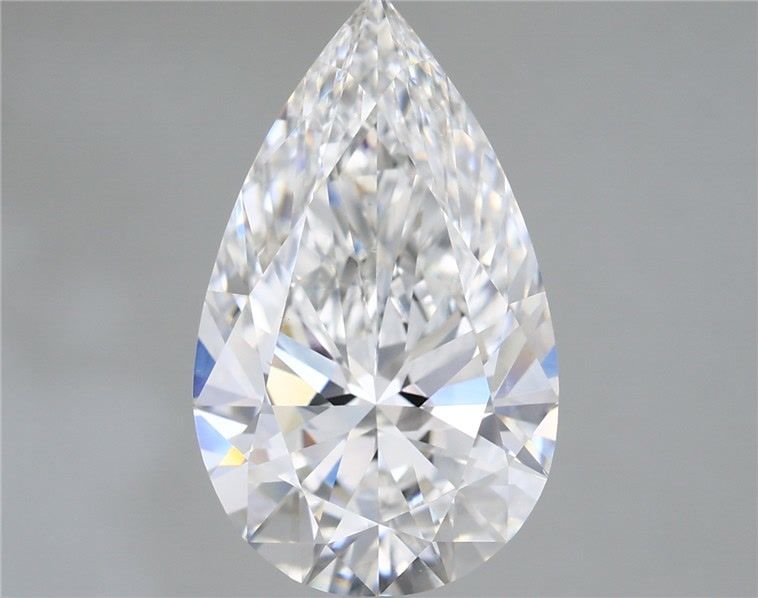 5.36 Carat E-VVS2 Pear Lab Diamond