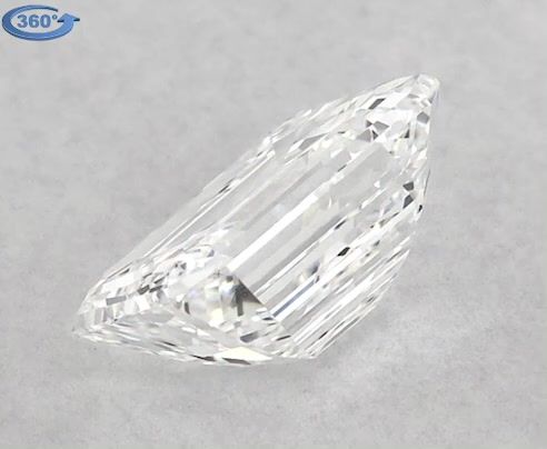 1.00 Carat E-VS2 Emerald Cut Diamond