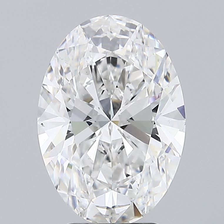 4.25 Carat F-VS2 Oval Lab Diamond
