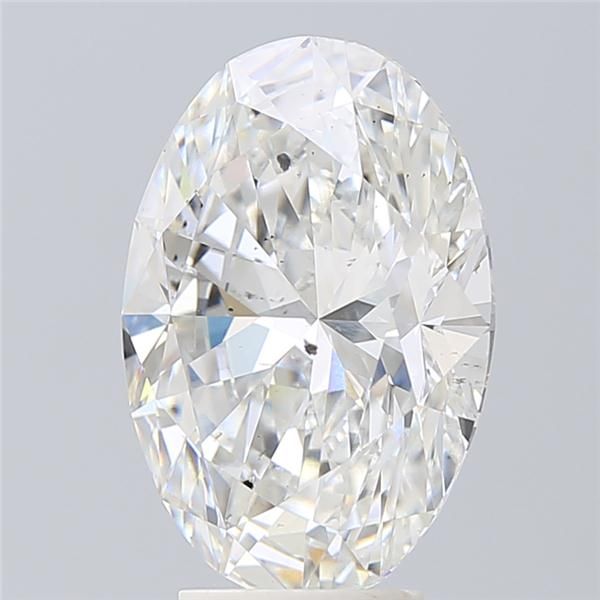 5.20 Carat F-SI1 Oval Lab Diamond
