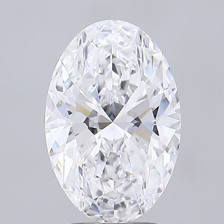 2.52 Carat D-VVS1 Oval Lab Diamond