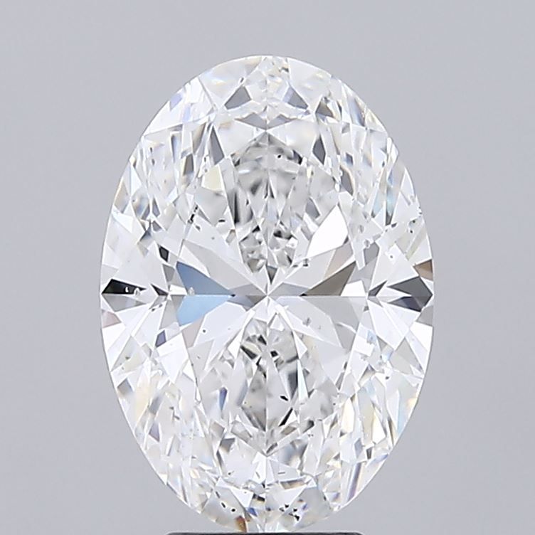 5.02 Carat D-SI1 Oval Lab Diamond