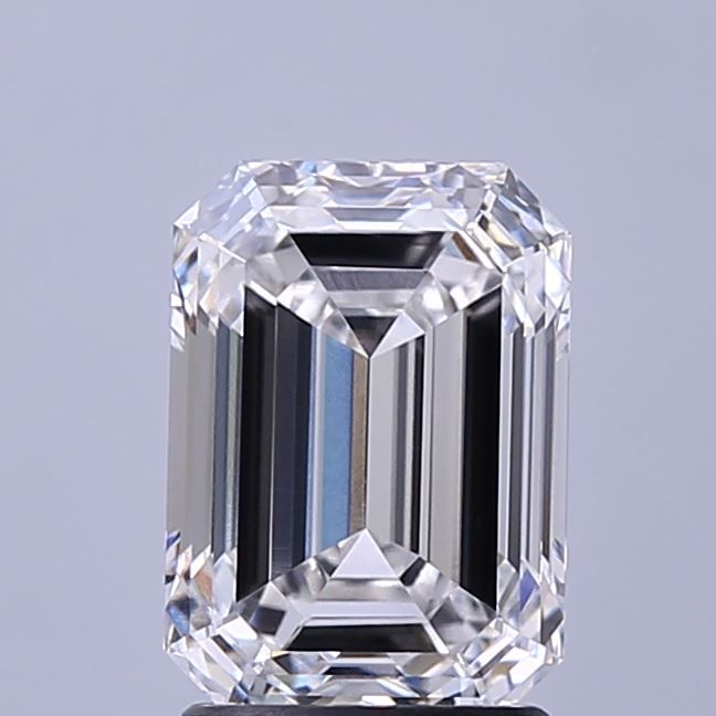 2.49 Carat F VVS1 Emerald Lab Diamond