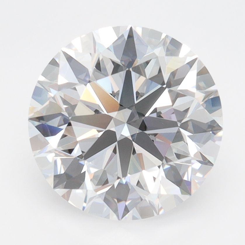 3.02 Carat D-IF Round Lab Diamond