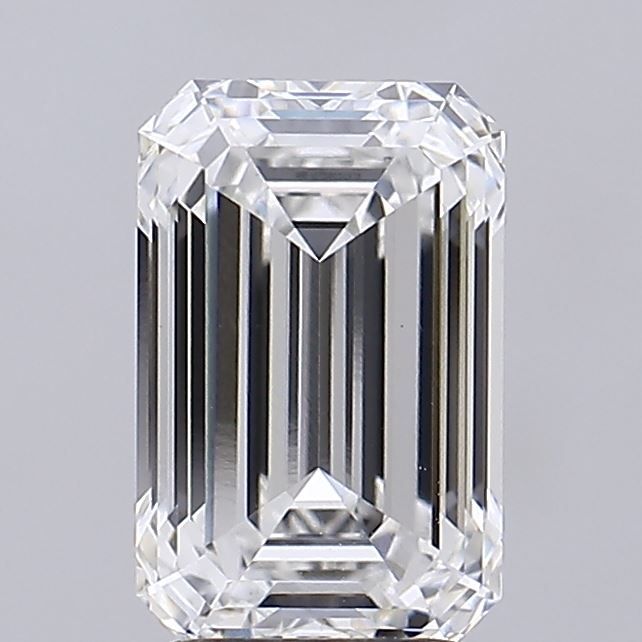 2.93 Carat F-VS1 Emerald Lab Diamond