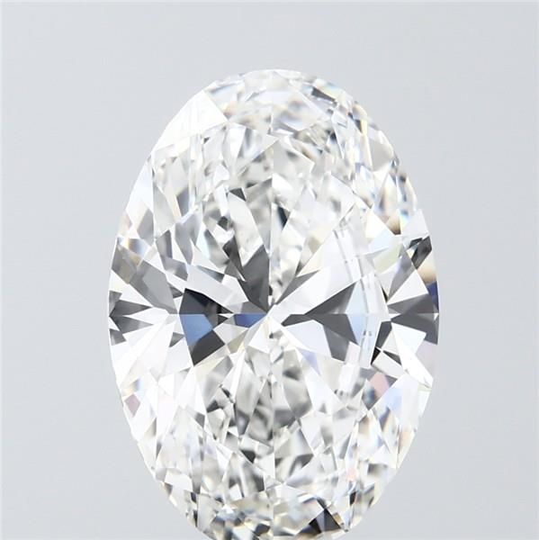 4.09 Carat F-VVS2 Oval Lab Diamond
