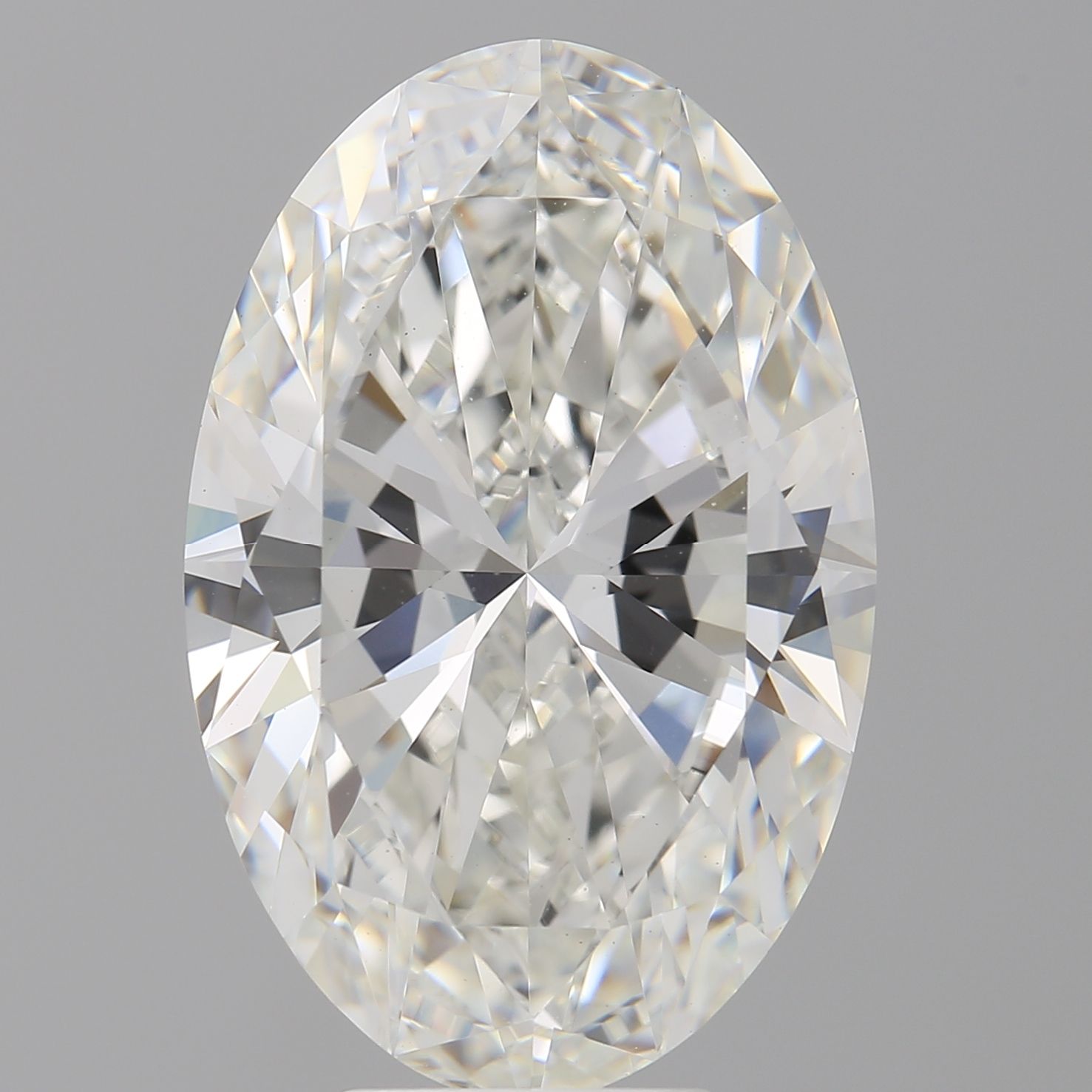 8.00 Carat G-VVS2 Oval Lab Diamond