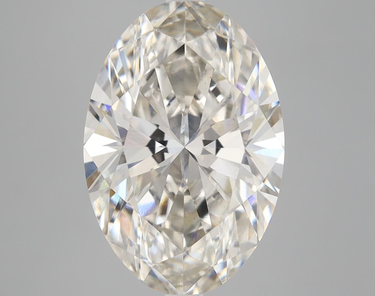 5.02 Carat H-VS1 Oval Lab Diamond