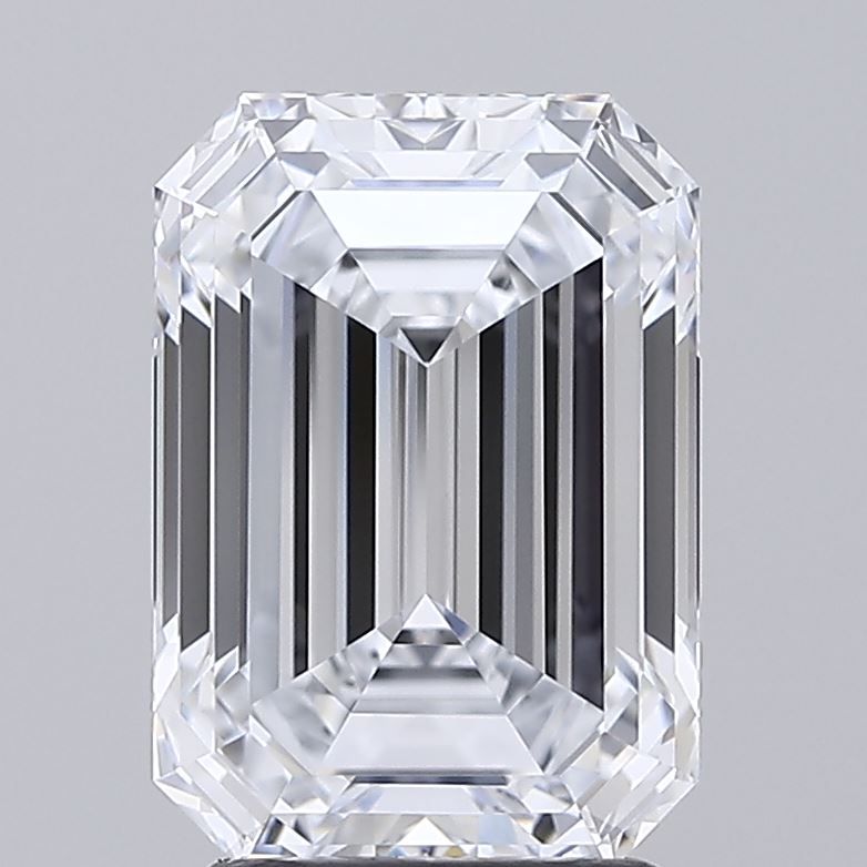 3.04 Carat F-IF Emerald Lab Diamond