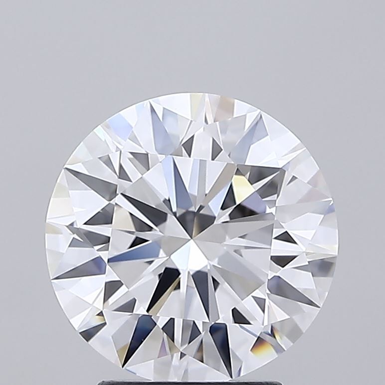 2.96 Carat D-IF Round Lab Diamond