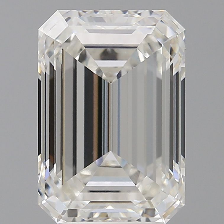 5.60 Carat F-VVS2 Emerald Lab Diamond