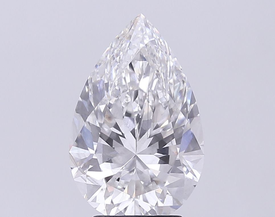 4.04 Carat F-SI1 Pear Lab Diamond