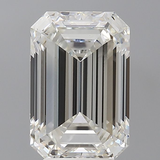 4.10 Carat G-VVS2 Emerald Lab Diamond