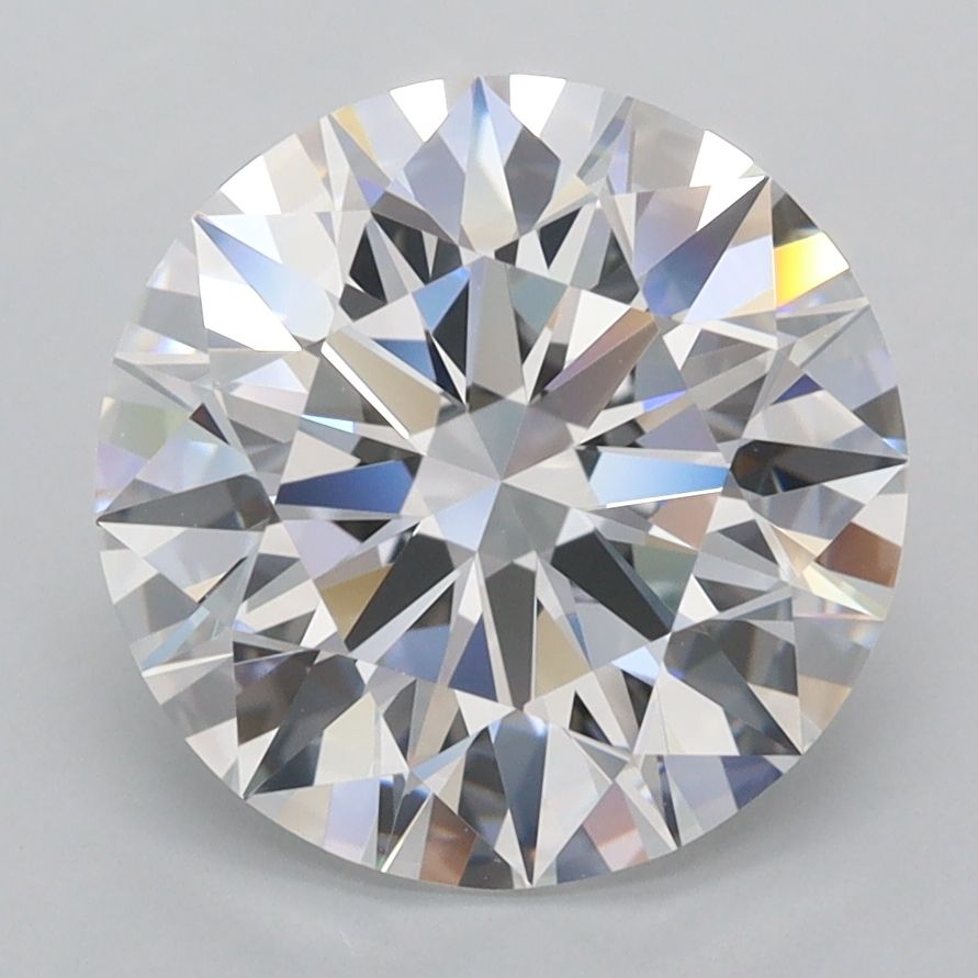 3.76 Carat D-FL Round Lab Diamond