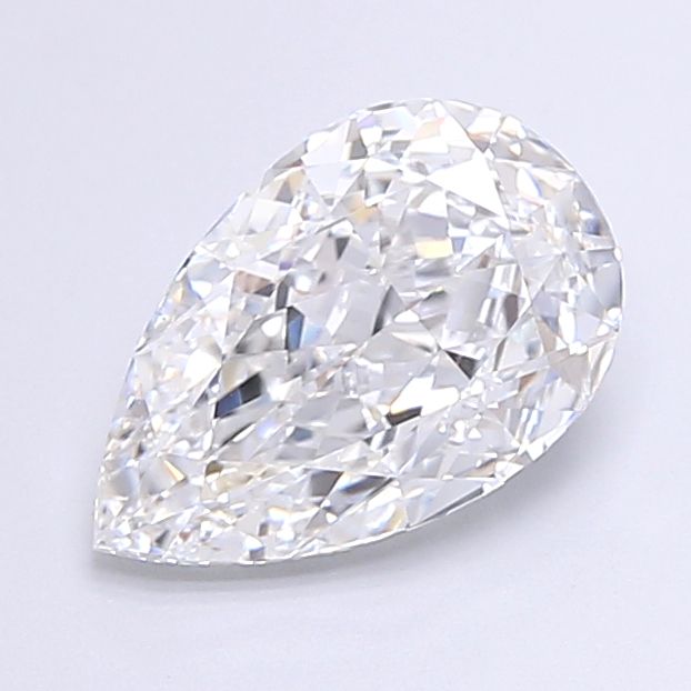 1.93 Carat D-VVS2 Pear Lab Diamond