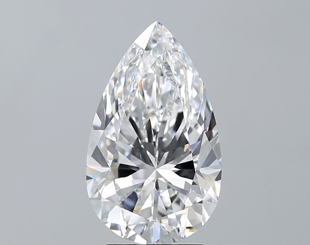 3.21 Carat D-VS1 Pear Lab Diamond