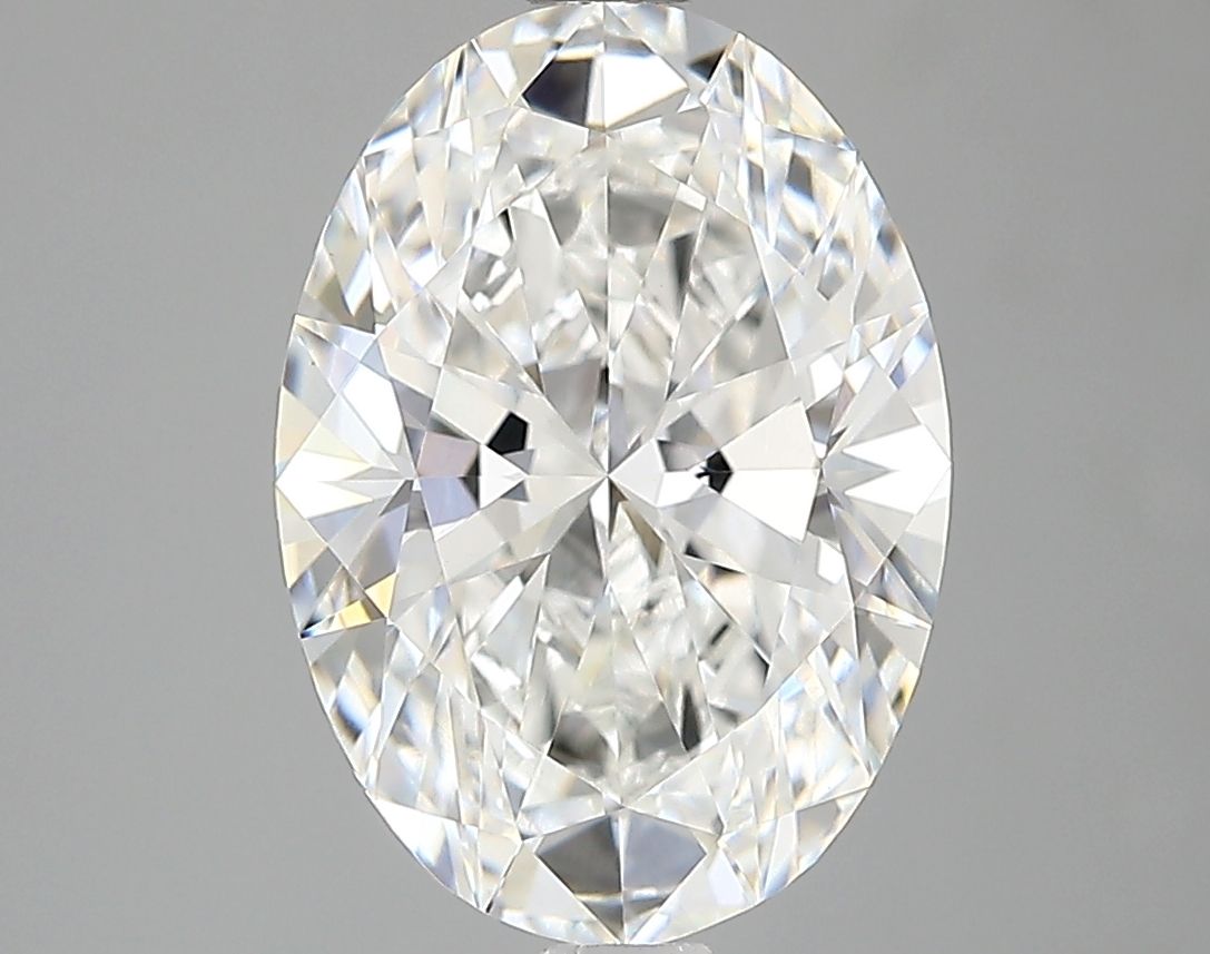 2.60 Carat F-VVS2 Oval Lab Diamond