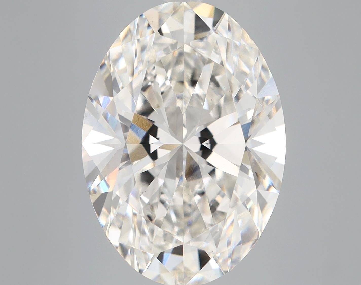 7.42 Carat H-VS1 Oval Lab Diamond