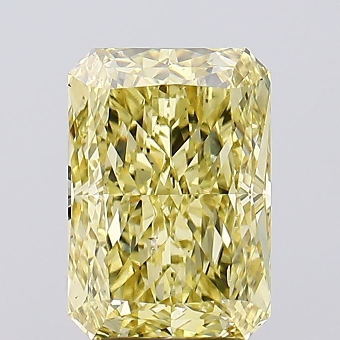 3.87 Carat Radiant Cut Fancy Yellow