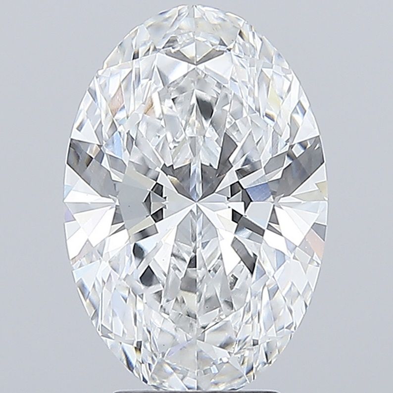 5.02 Carat E-VVS2 Oval Lab Diamond