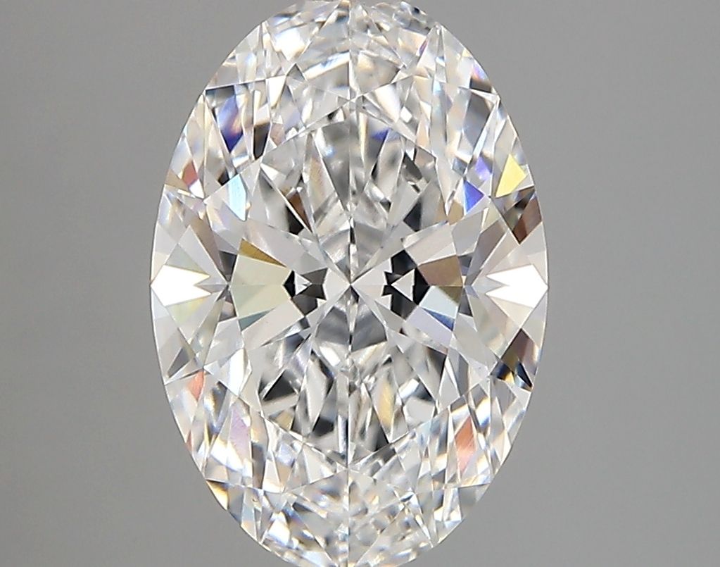 2.82 Carat D-VVS2 Oval Lab Diamond