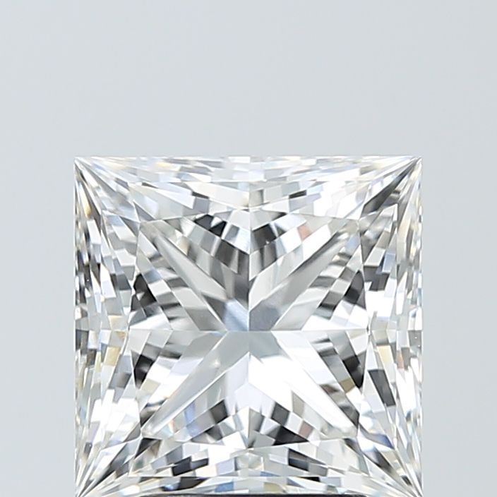 4.08 Carat F-VVS2 Princess Lab Diamond