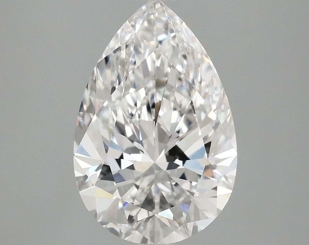 3.06 Carat E-VVS2 Pear Lab Diamond