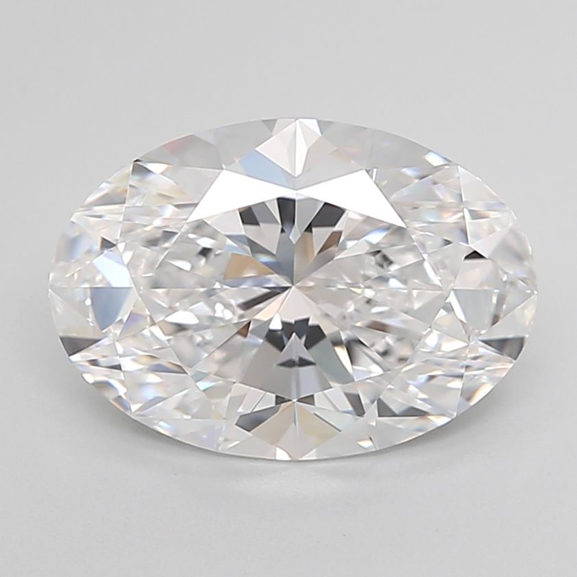 3.46 Carat D-VVS1 Oval Lab Diamond