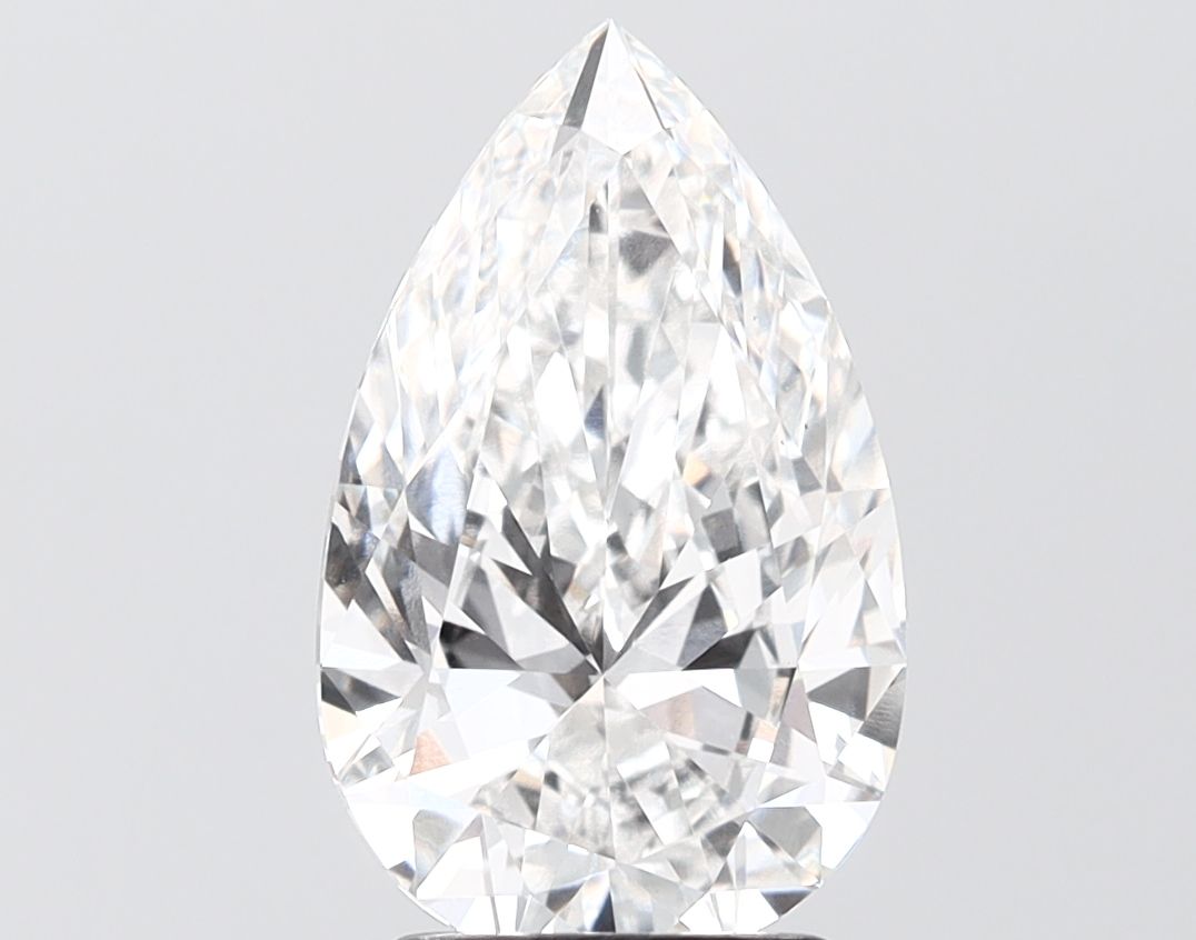 2.65 Carat F-VS1 Pear Lab Diamond