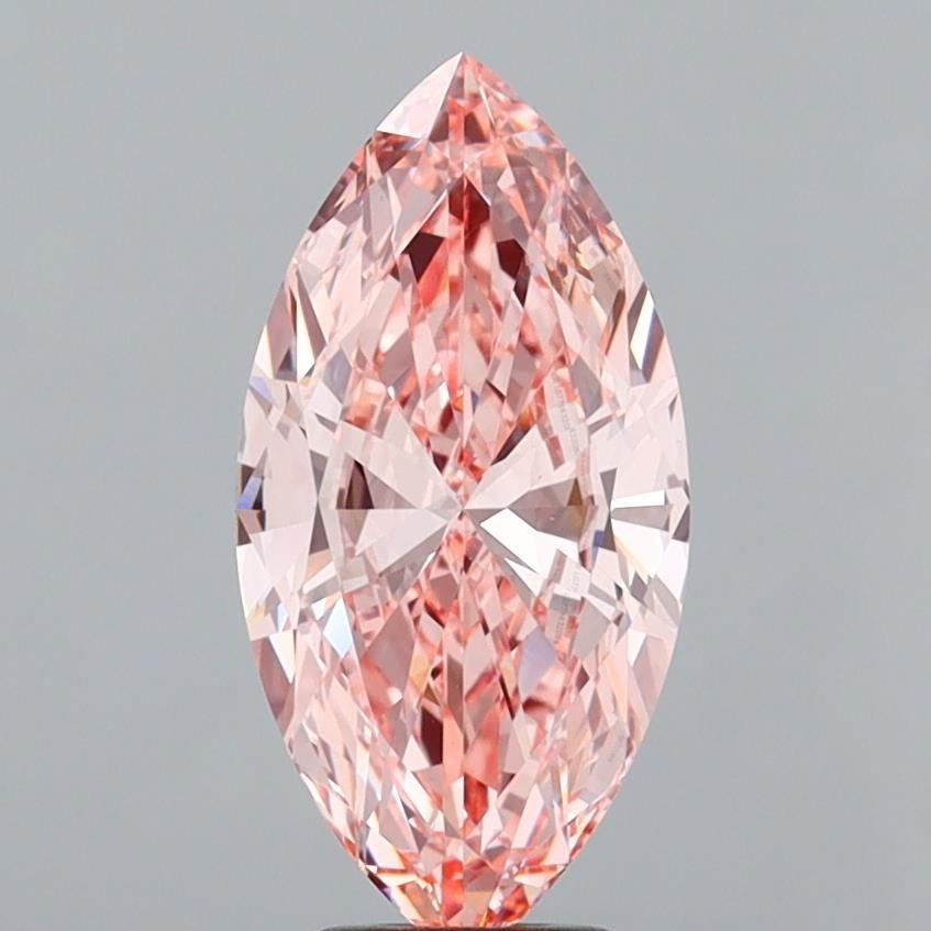 4.00 Carat Marquise Cut Fancy Pink