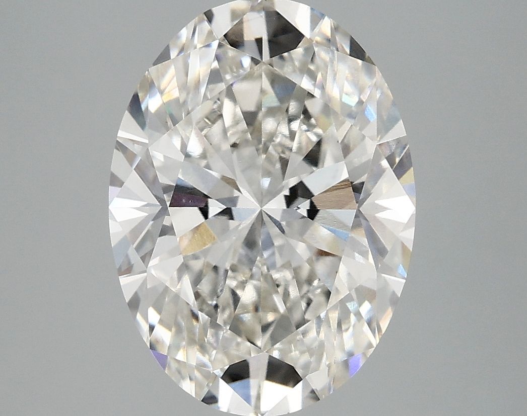 4.09 Carat H-VS1 Oval Lab Diamond