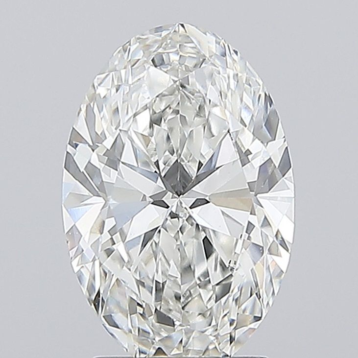 2.76 Carat F-VVS2 Oval Lab Diamond