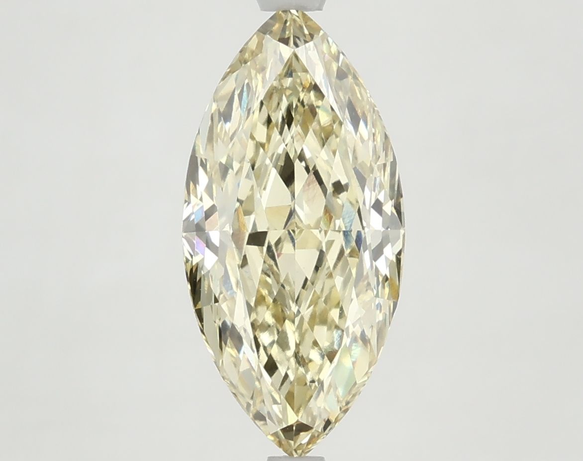 3.52 Carat Marquise Cut Fancy Yellow