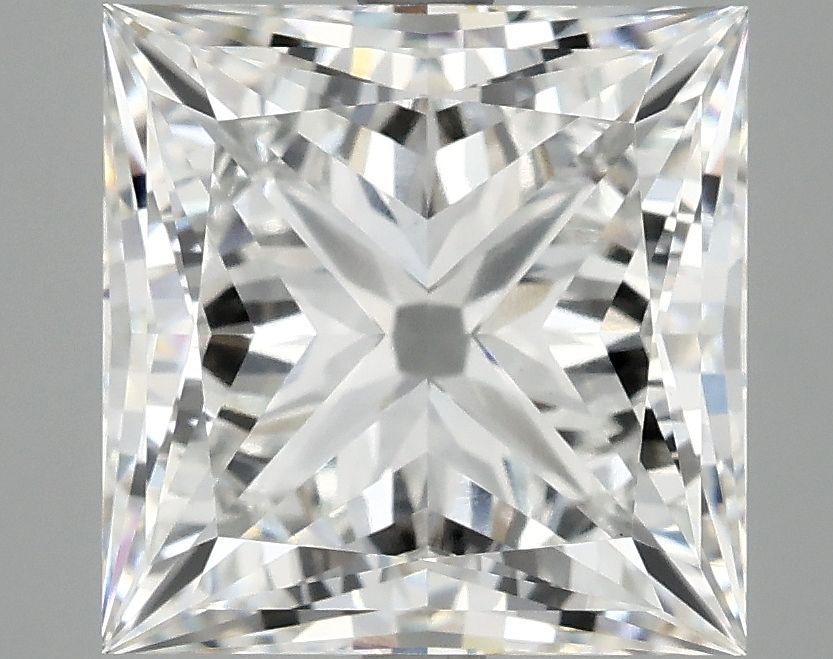 5.08 Carat F-VVS2 Princess Lab Diamond