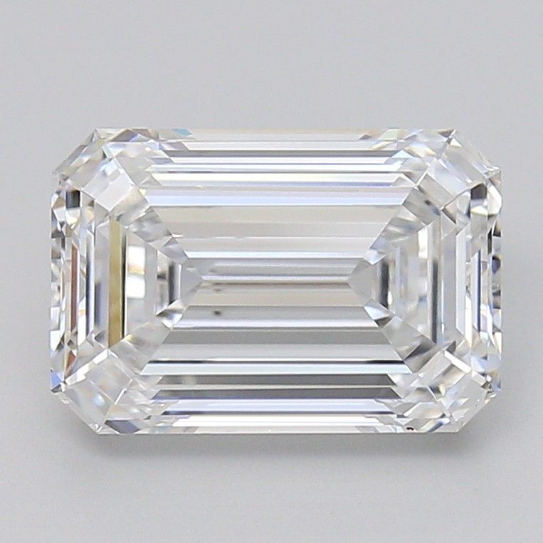 3.85 Carat D-VVS2 Emerald Lab Diamond