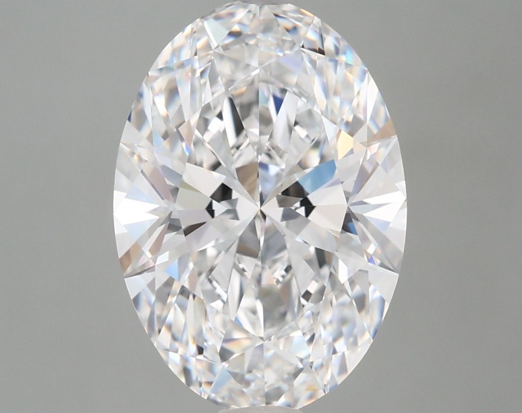 3.84 Carat D-FL Oval Lab Diamond