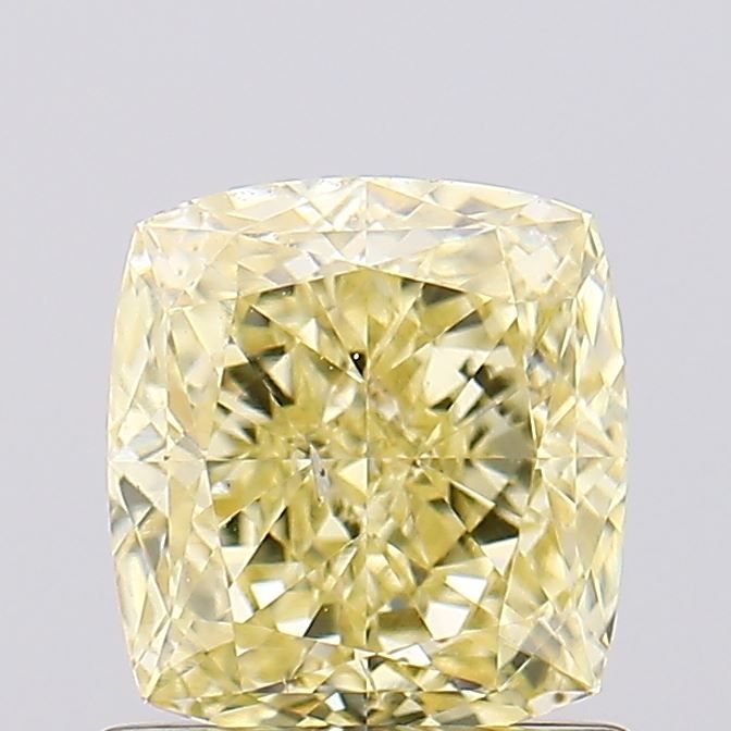 1.01 Carat Cushion Cut Fancy Yellow