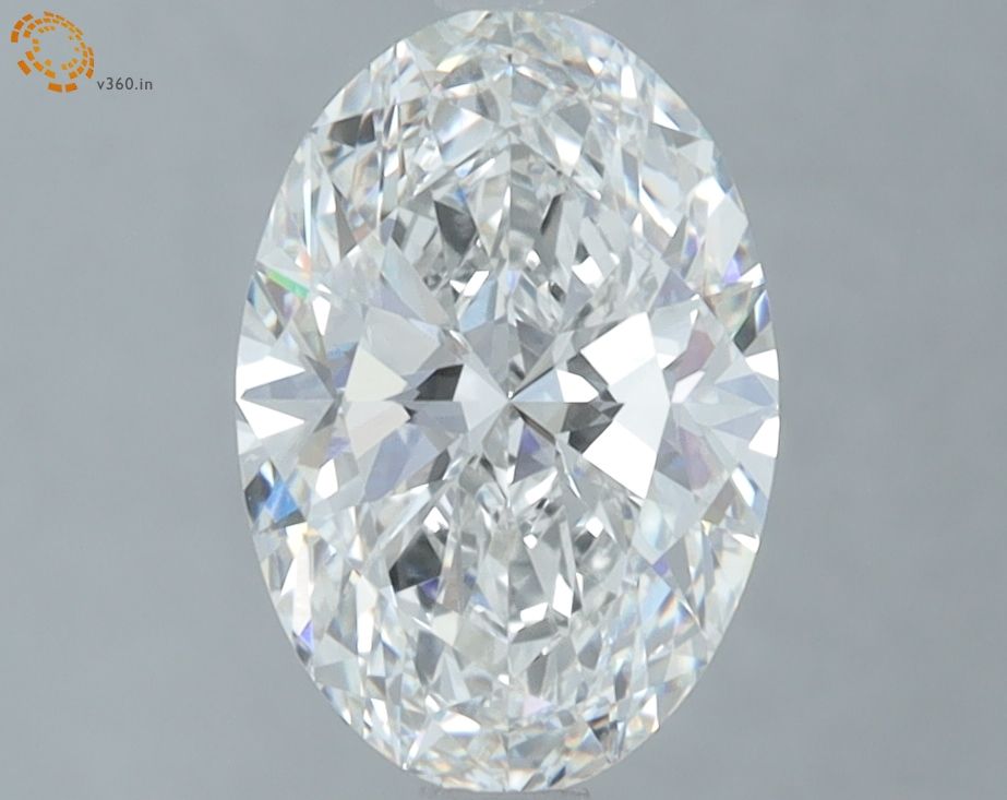 1.76 Carat E-VVS2 Oval Lab Diamond