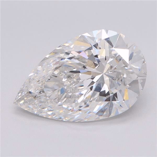 2.00 Carat E-VS1 Pear Lab Diamond