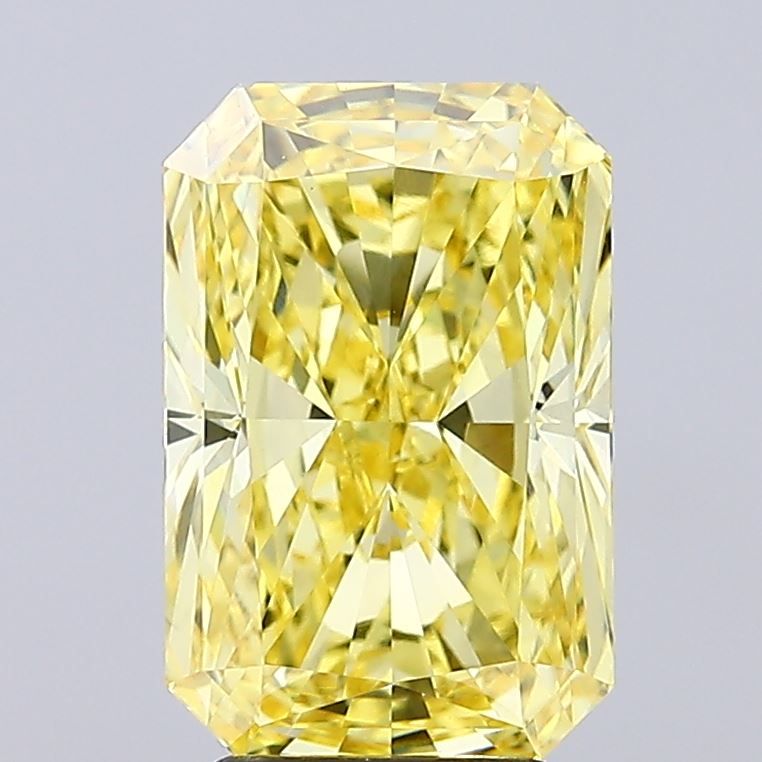 4.07 Carat Radiant Cut Fancy Yellow