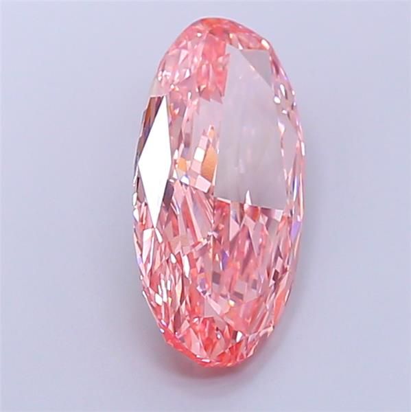 5.40 Carat Oval Cut Fancy Pink
