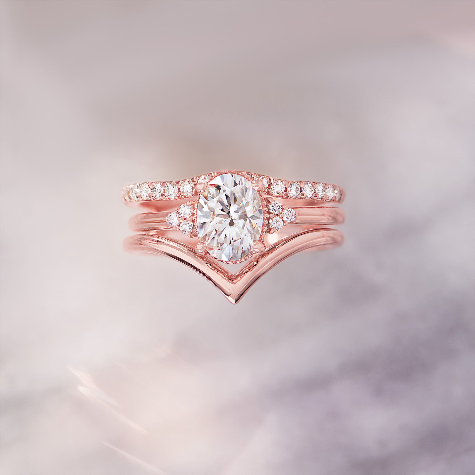 Solid Gold Curved Plain Band-VIRABYANI