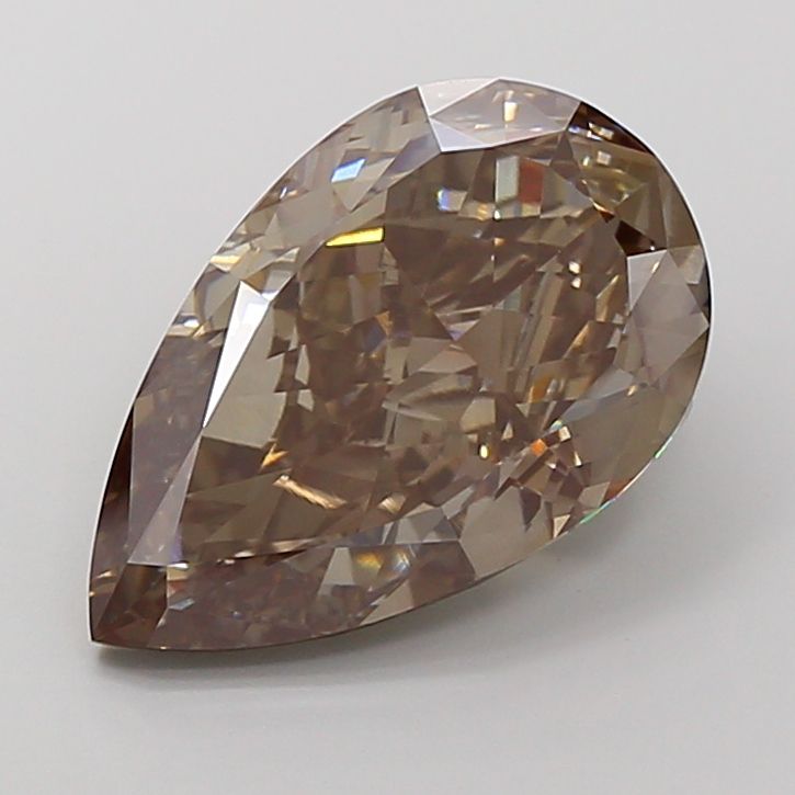10.02 Carat Pear Cut Fancy Grey